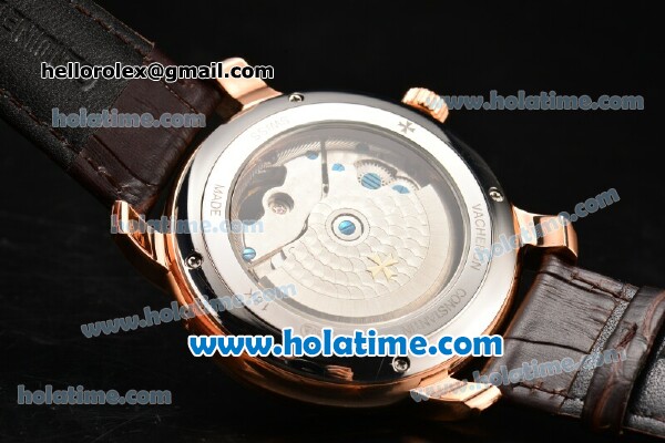 Vacheron Constantin Malte Asia Automatic Rose Gold Case with White Dial and Roman Numeral Markers - Click Image to Close